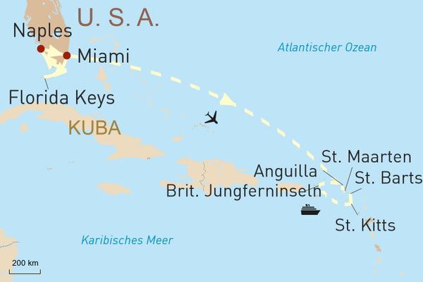 Mietwagentour Südflorida & Karibikkreuzfahrt auf der Star Flyer