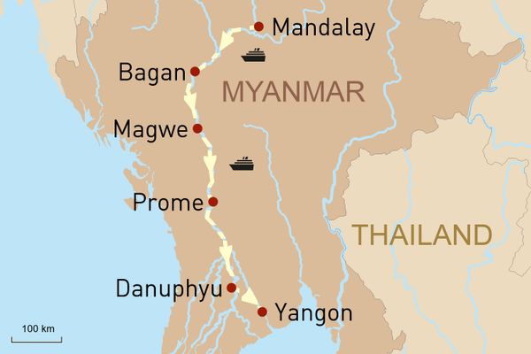 Flusskreuzfahrt in Myanmar auf der RV Pandaw: Von Mandalay nach Yangon