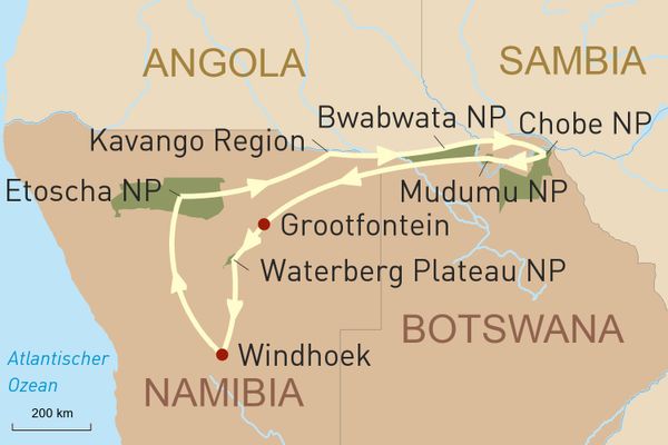 Namibia auf den zweiten Blick und Tierparadies Botswana
