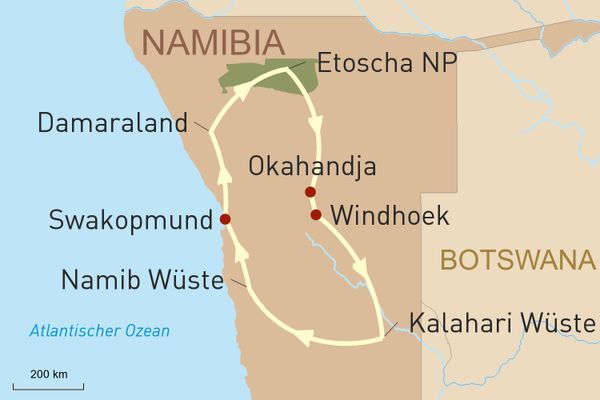 Namibias Höhepunkte