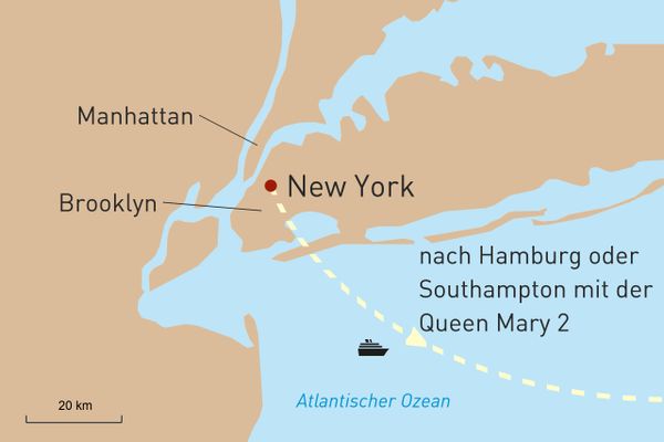NYC-Atemberaubender Big Apple und Queen Mary 2