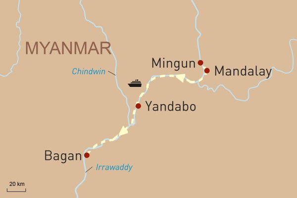 Von Mandalay nach Bagan auf der RV Paukan