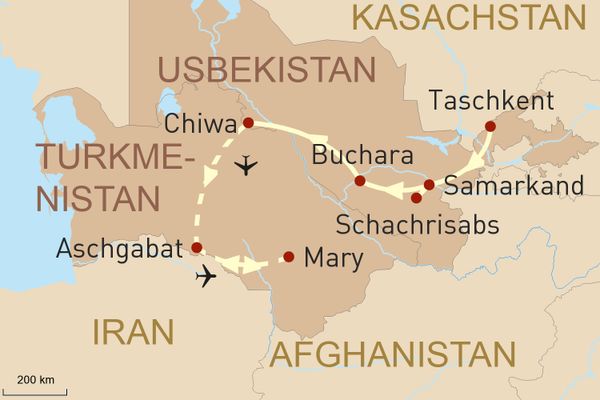 Reise nach Usbekistan & Turkmenistan: Perlen an der Seidenstraße