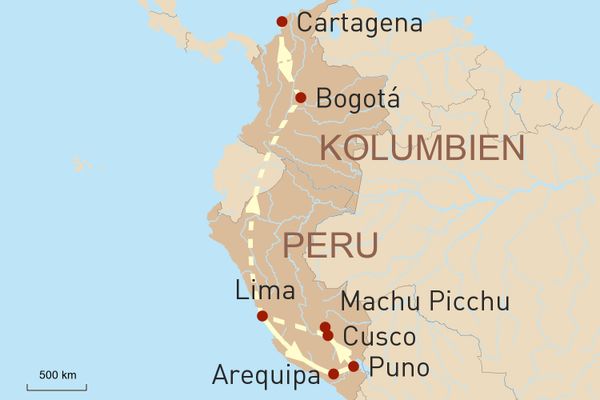 Peru und Kolumbien - Gegensätze Lateinamerikas