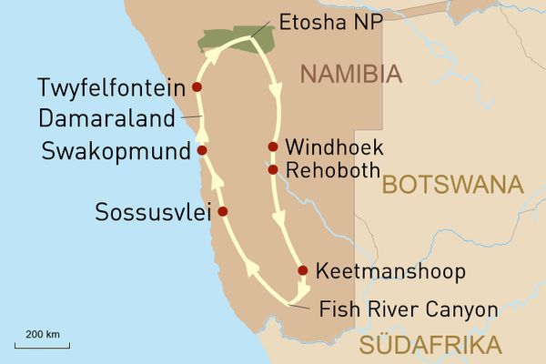 Privatreise Namibia