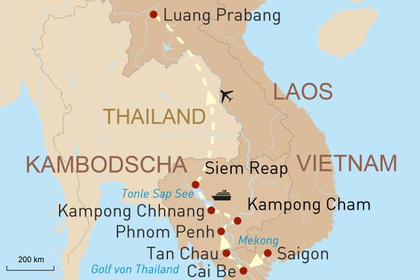 Vietnam, Kambodscha & Laos: Perlen des Mekong und Luang Prabang