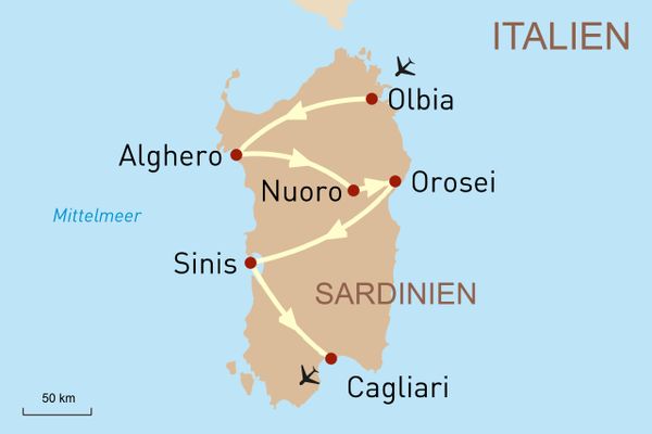 Sardinien mit dem Mietwagen
