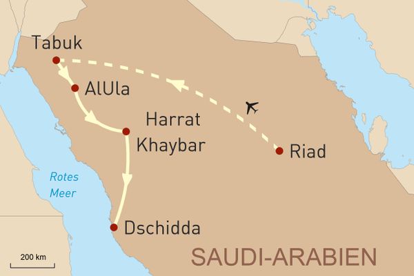 Saudi-Arabien Reise: Saudi-Explorer – Wüste & Vulkane