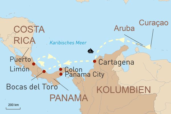 Mit der SEA CLOUD SPIRIT von den ABC-Inseln nach Panama