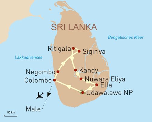 Sri Lankas Höhepunkte