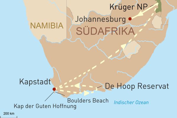 Südafrika Exklusiv Map