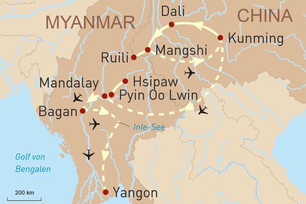 Südchina Myanmar - Zwei Nachbarländer Zwei Kulturen