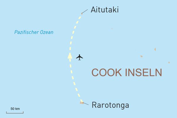 Südsee-Ambiente auf den Cook Inseln