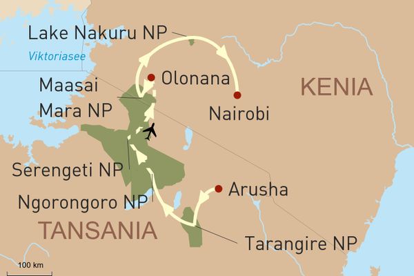 Privatreise Tansania und Kenia