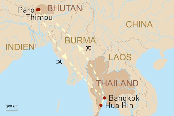 Thailand & Bhutan Reise: Gegensätze Asiens