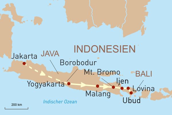 Traumhaftes Java & Bali