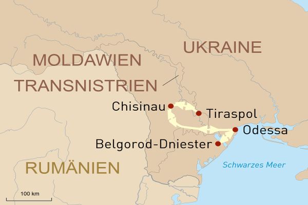 Landkarte für Unbekannte Perlen - Moldawien, Transnistrien und Odessa