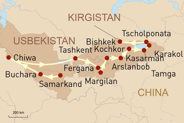Kulturschätze und Naturlandschaften der Seidenstraße