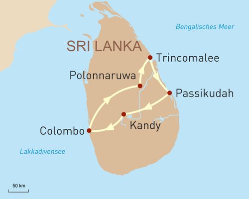 Faszinierende Ostküste Sri Lankas