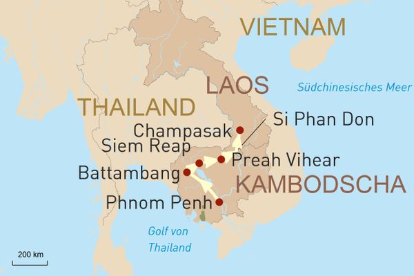 Kambodscha und Südlaos