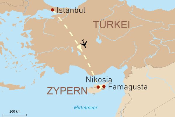 Landkarte für Von der türkischen Metropole zum Geheimtipp Nordzypern
