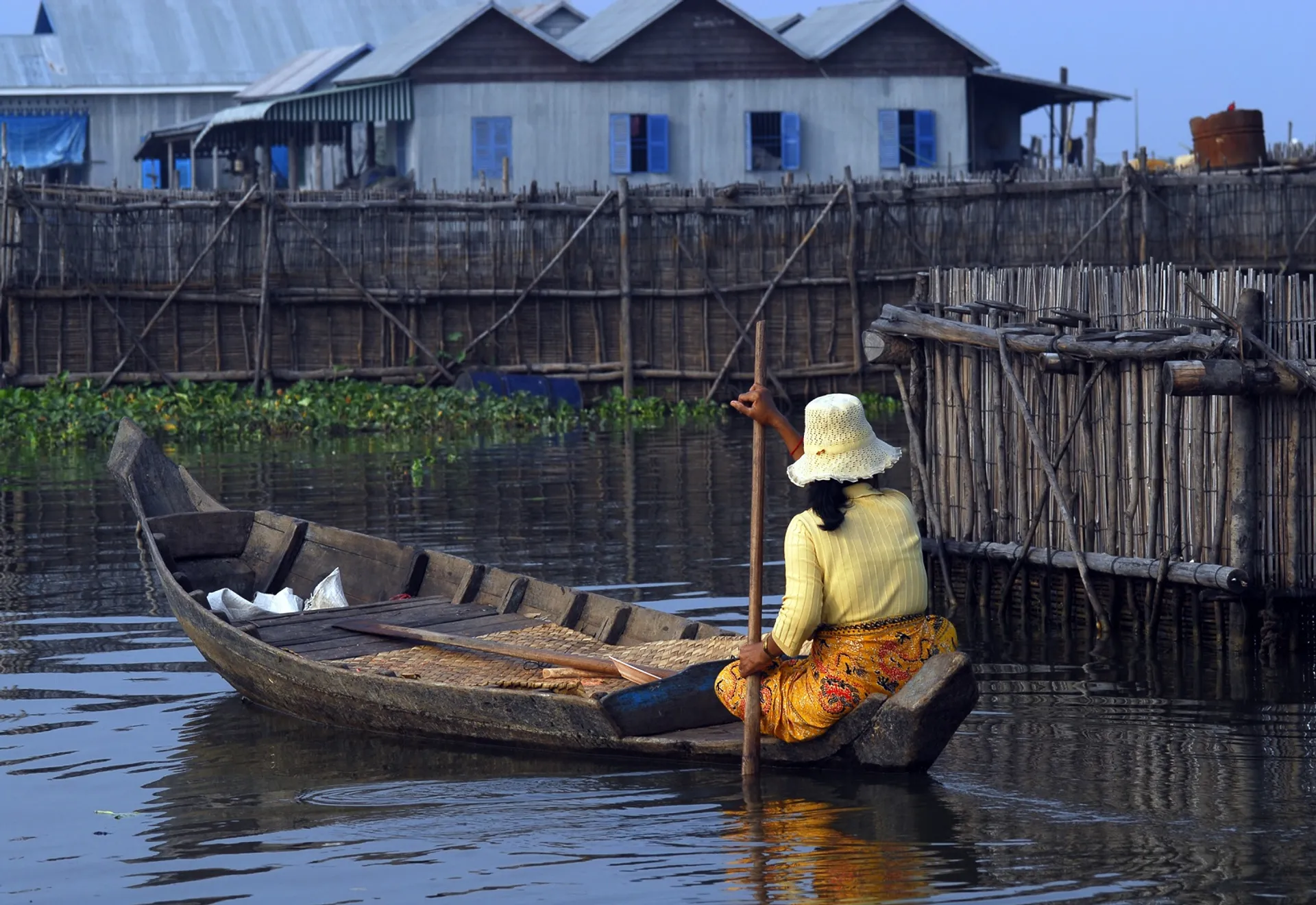 Boot auf dem Tonle Sap-See