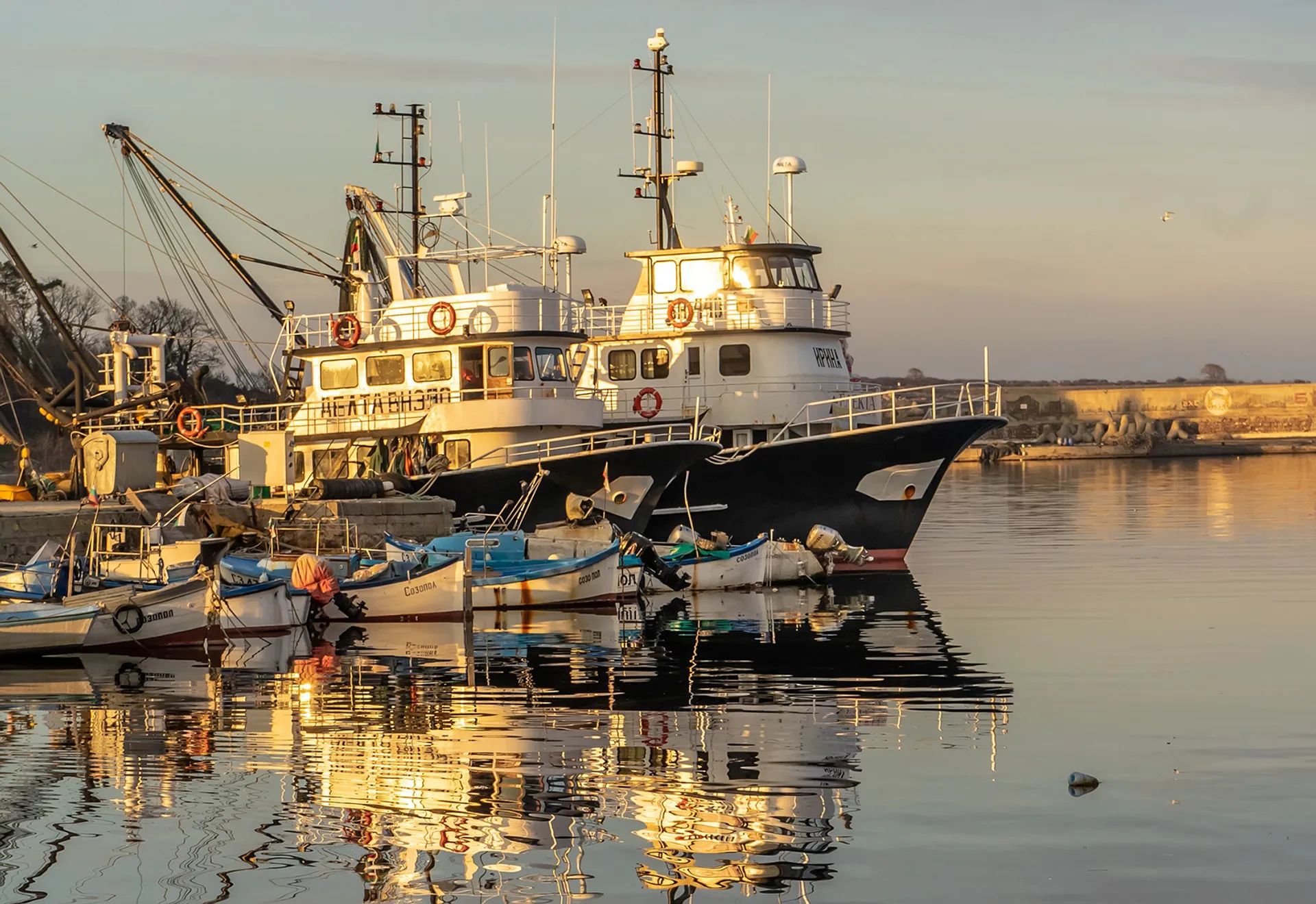 Bulgarien Fischer Boote