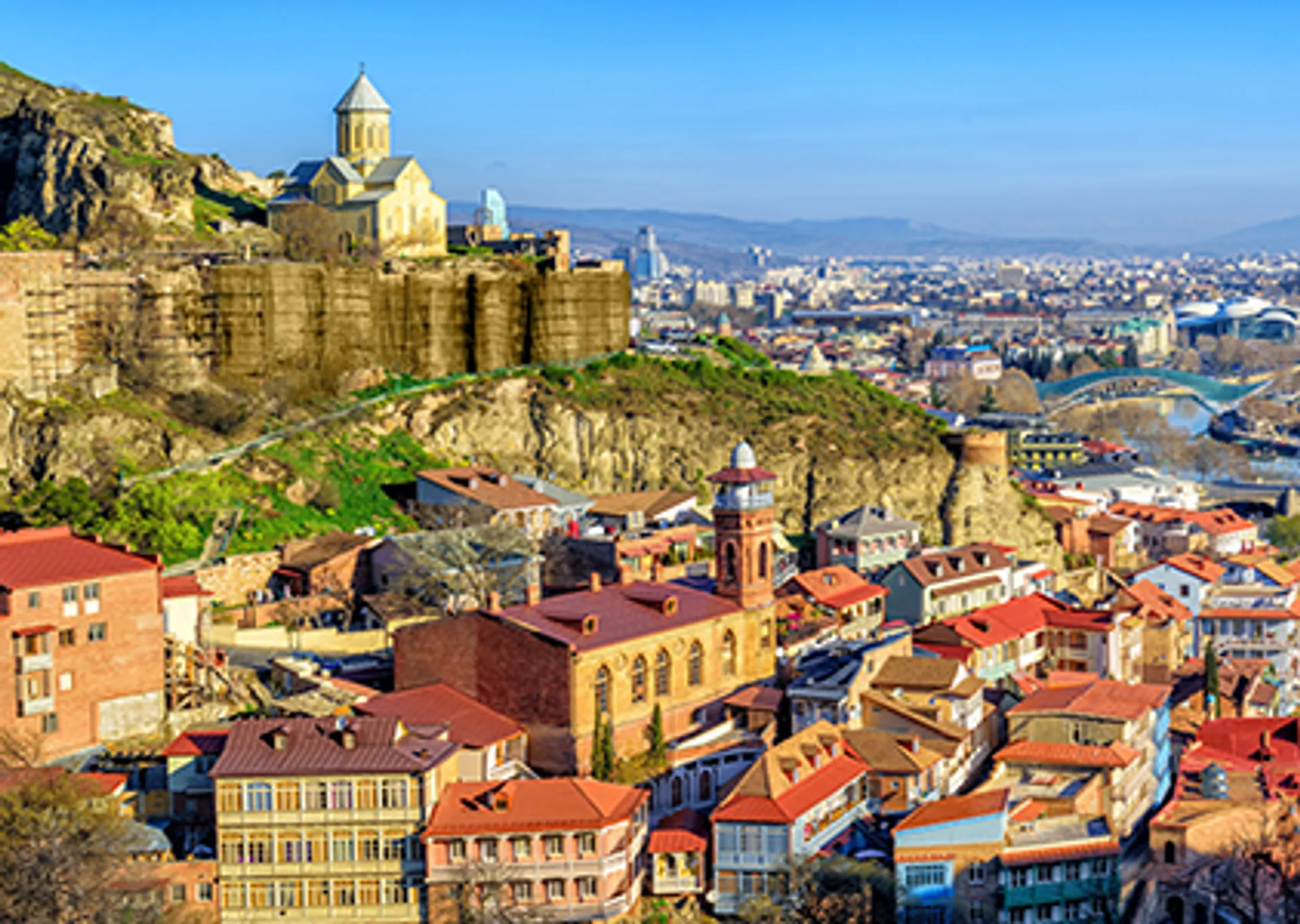 Tiflis Georgien Historischer Schauplatz Kaukasus, Georgien Reisen