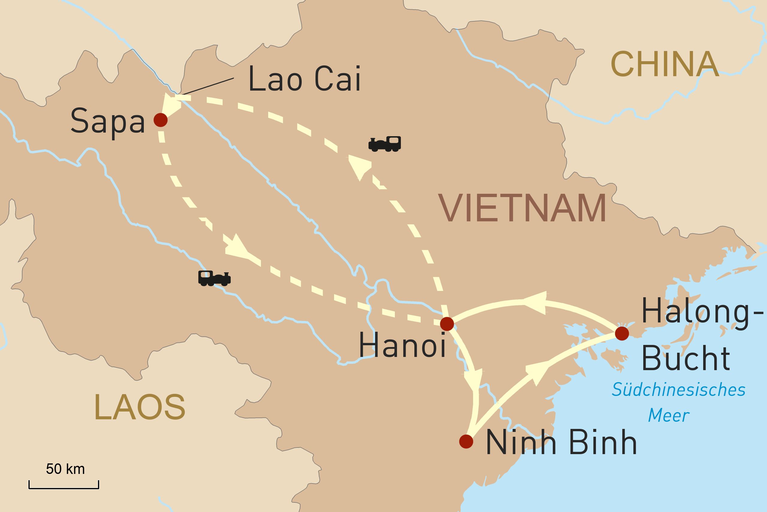 Nordvietnam Rundreise mit Vietnam Heise - Geoplan-Reisen.de