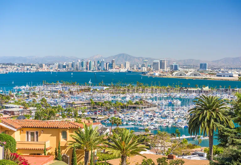 Panorama von San Diego, Kalifornien