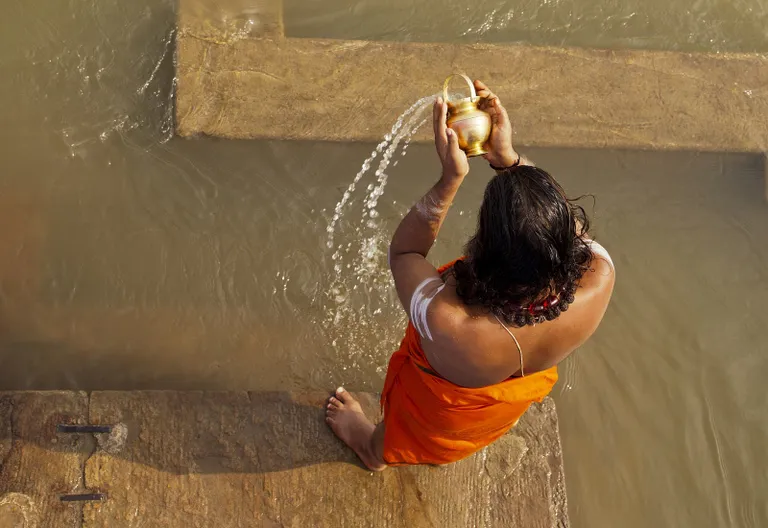 Frommer Hindu in Haridwar