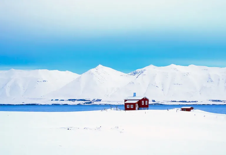Islands Winterlandschaft 