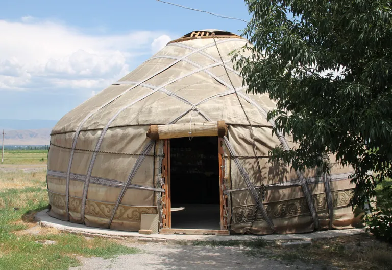 Traditionelle Jurte, Kirgistan