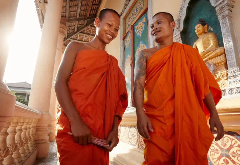 Mönche in Kambodscha
