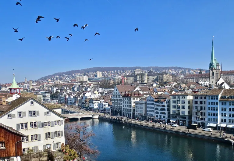 Blick auf Zürich