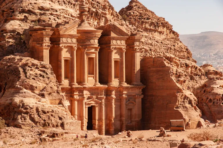 Fassade des Klosters Ad-Deir, Petra