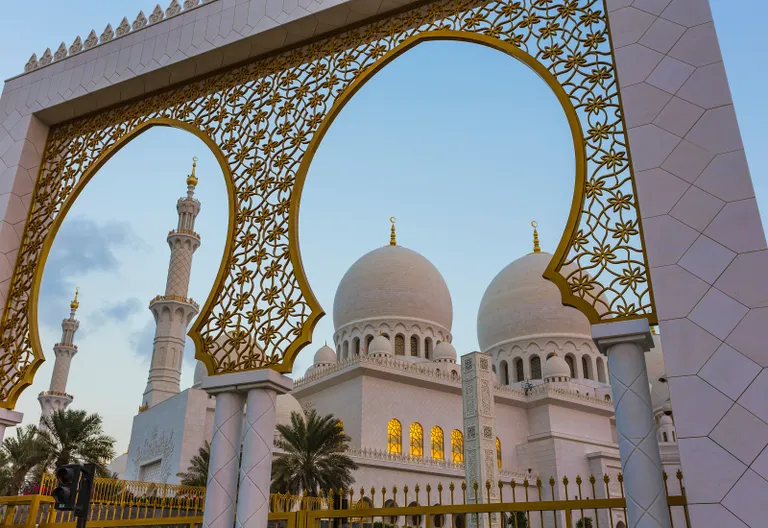 Sheikh Zayed Moschee in Abu Dhabi