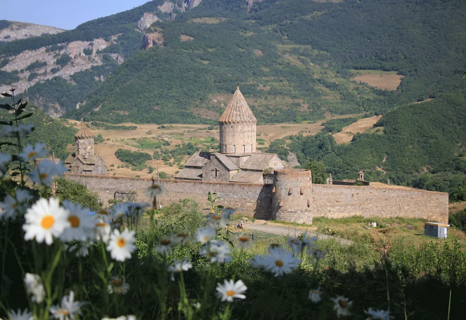 Tatev Kloster mit der längsten Seilbahn der Welt