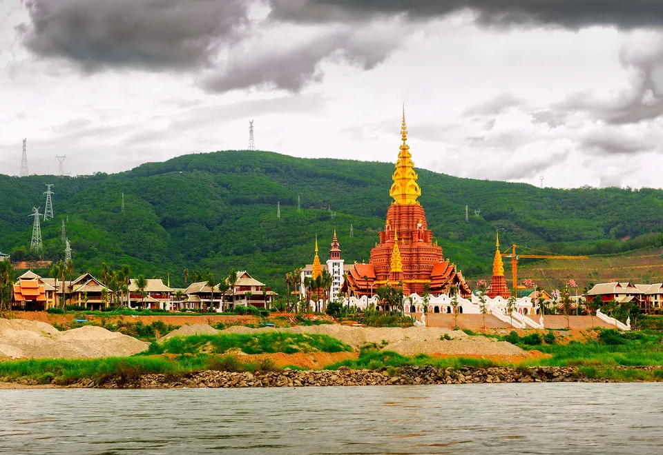Jinghong am Lancang Fluss, China