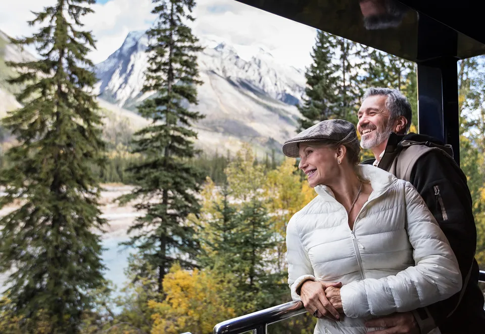 An Bord des Rocky Mountaineer 