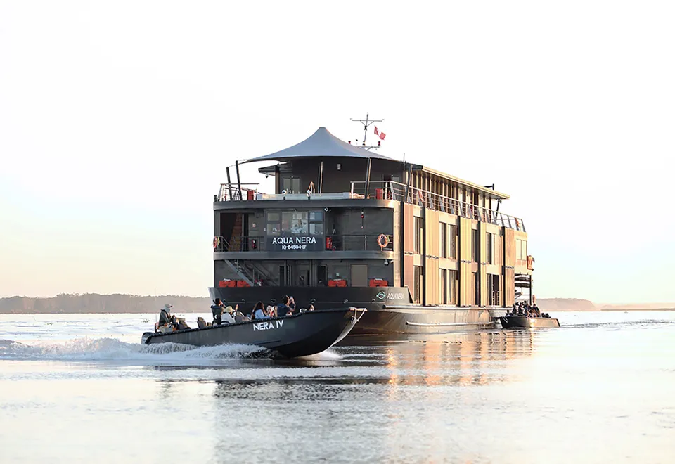 Die Aqua Nera unterwegs auf dem Amazonas