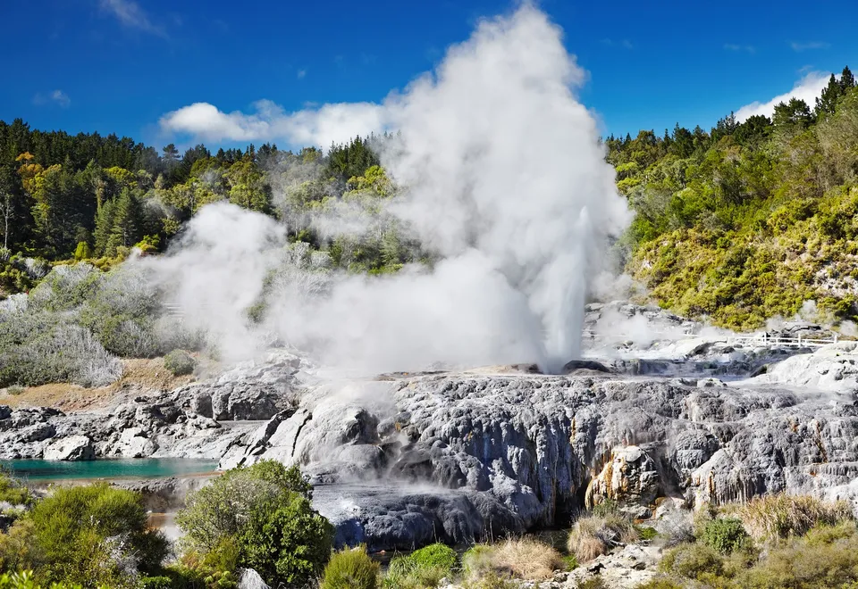 Neuseeland, Geysir in Roturua