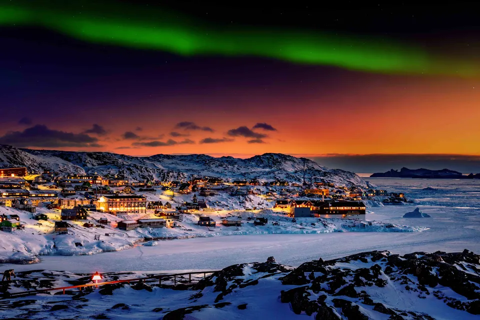 Das Nordlicht über Ilulissat