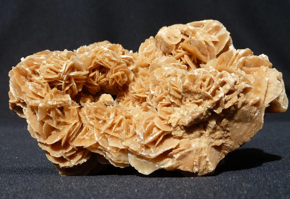 Kristallformation in Form der sog. 