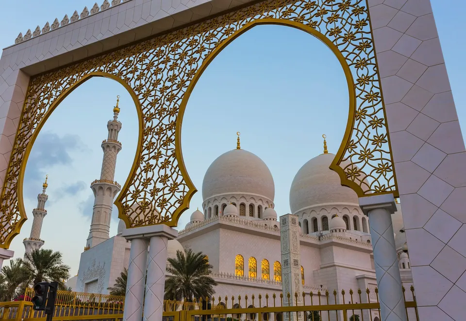 Sheikh Zayed Moschee in Abu Dhabi
