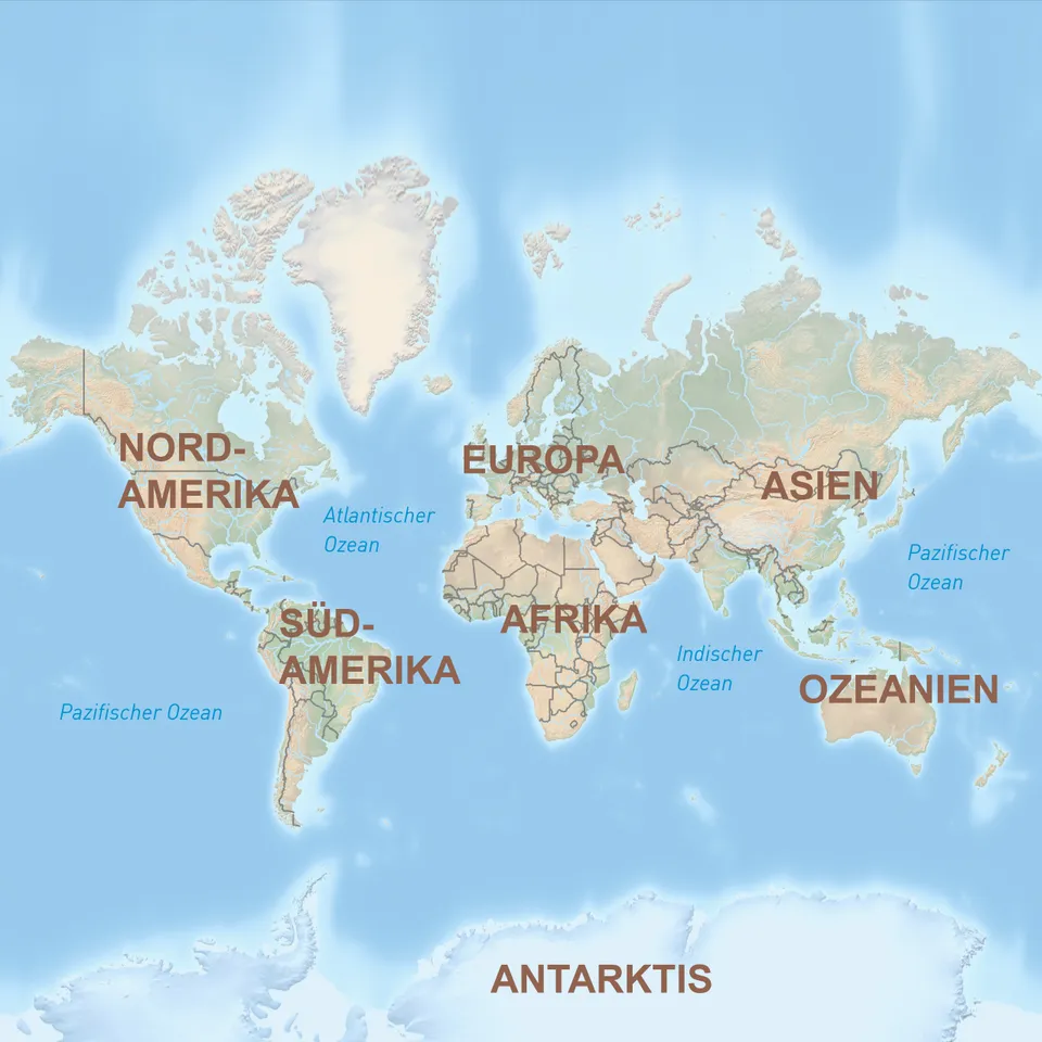 Weltkarte