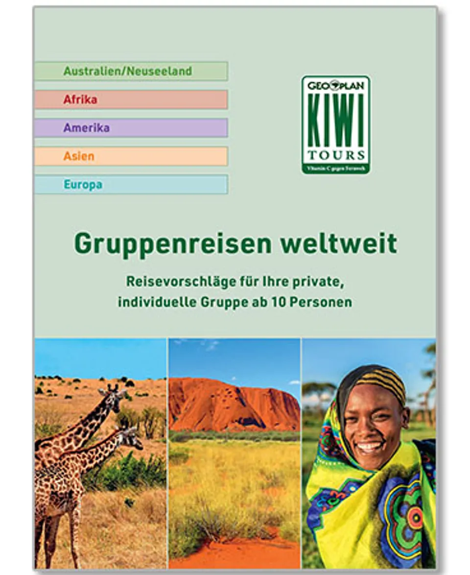 Reiseideen für Gruppenentscheider von Geoplan KIWI Tours