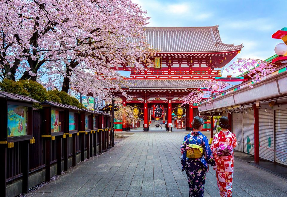 Sensoji Temple in Tokyo, Japan Reise