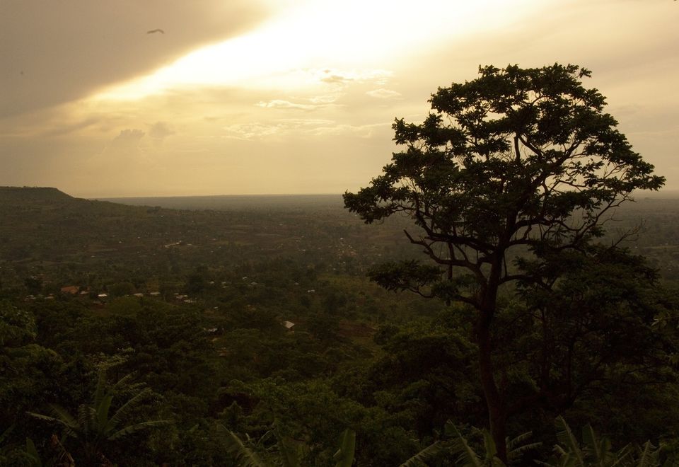 Uganda Reise, Sonnenuntergang