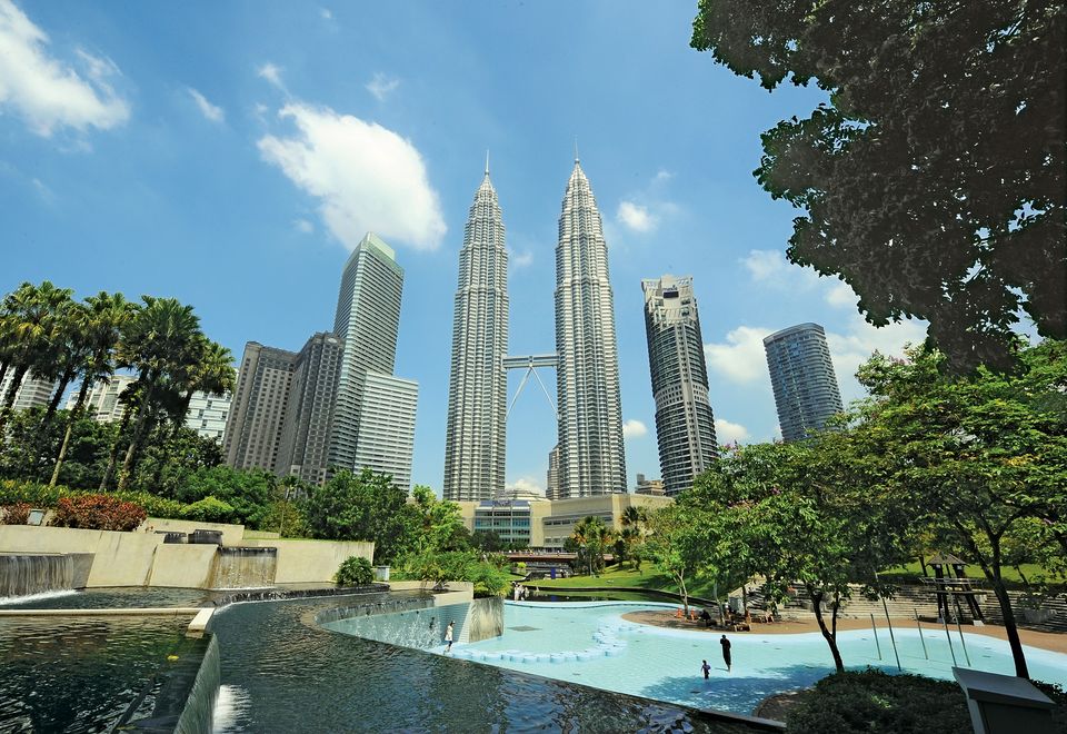 Petronas Towers in Kuala Lumpur, Malaysia 